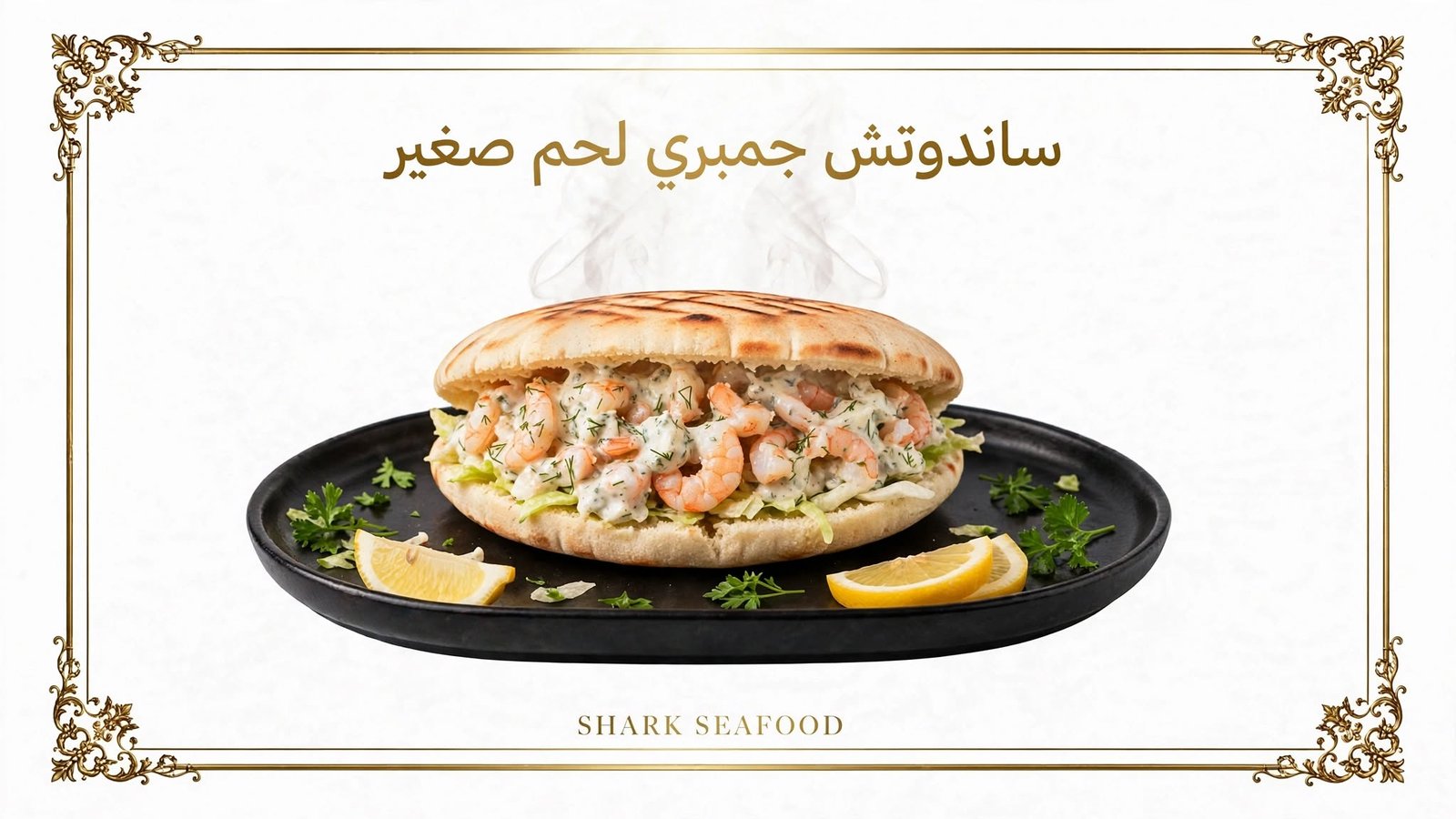 ساندوتش جمبري لحم صغير