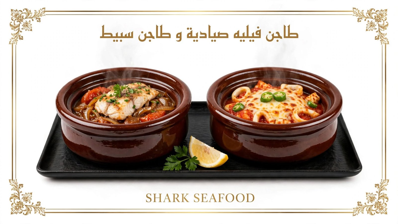 طاجن فيليه صياديه و طاجن سبيط