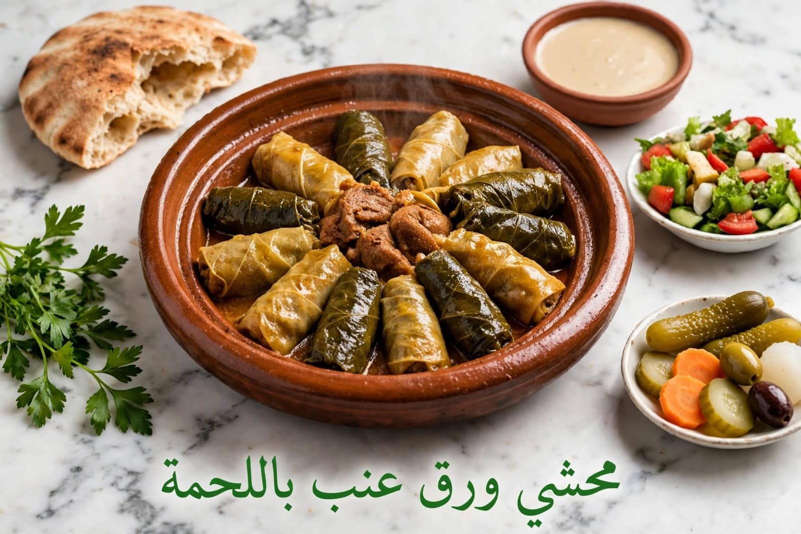 طاجن كرمب باللحمة