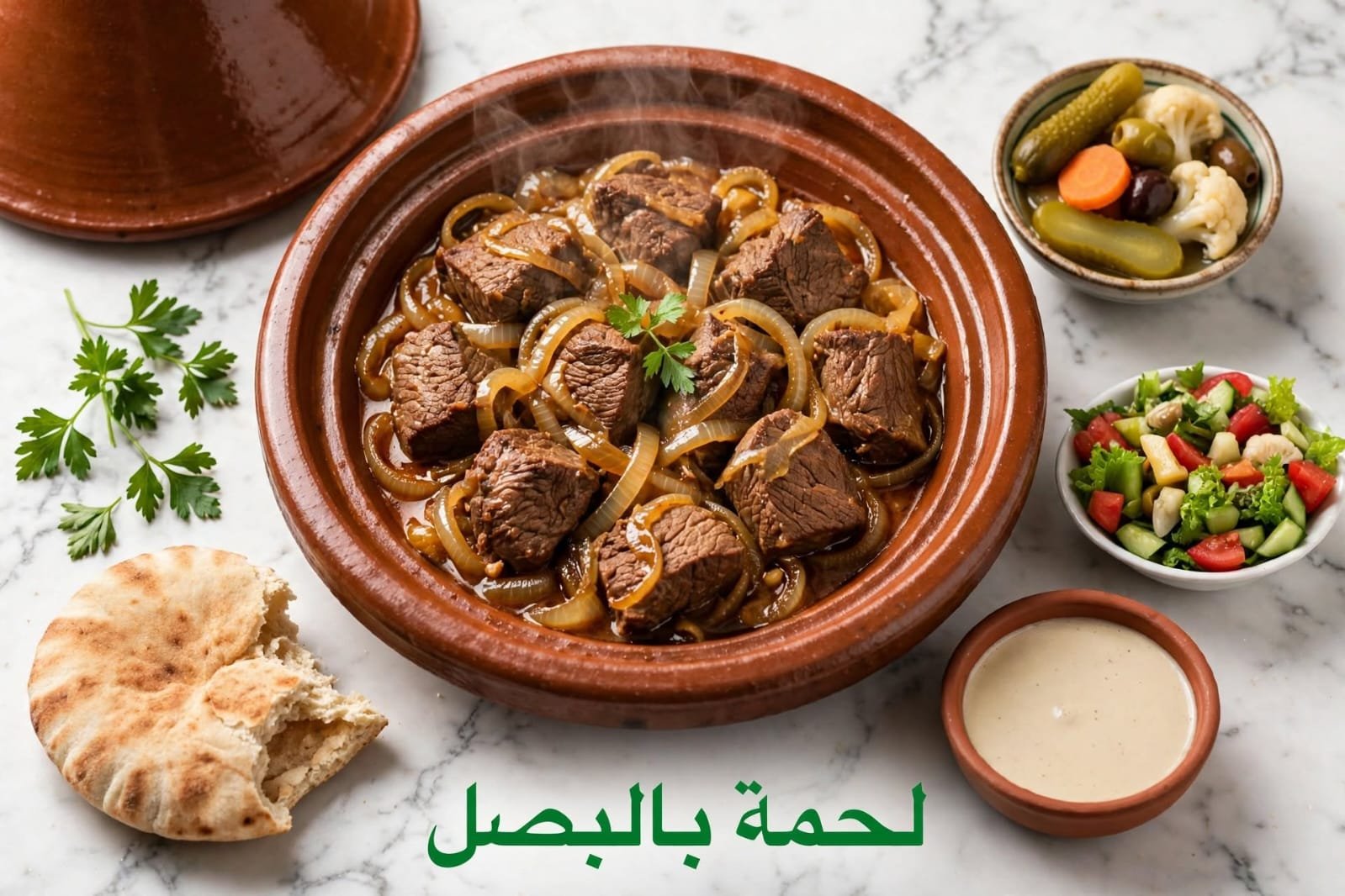 لحمة بالبصل